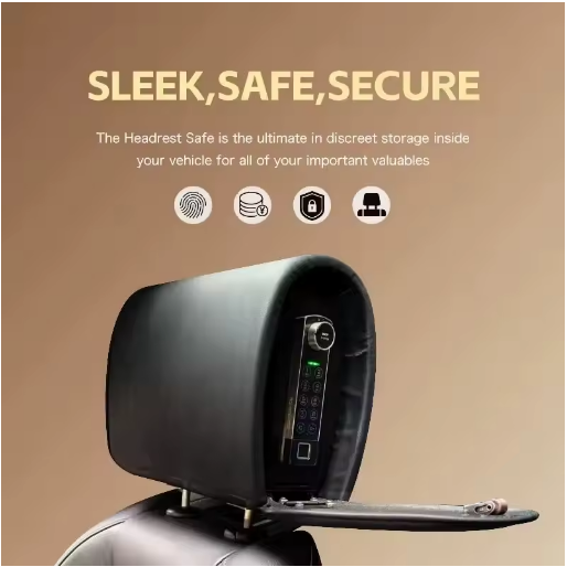 Secret Headrest Hidden Safe
